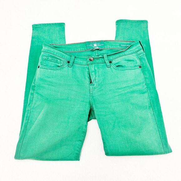 Lucky Brand Charlie Super Skinny Green Jeans Size 8 / 29 - Picture 4 of 11
